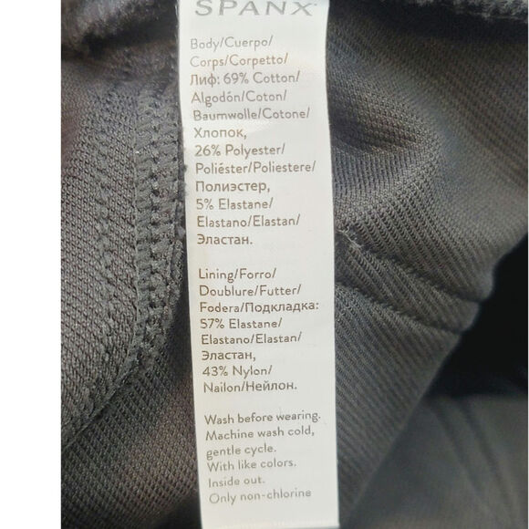 SPANX Jean-ish Ankle Leggings in Black, sz XL - Picture 11 of 16